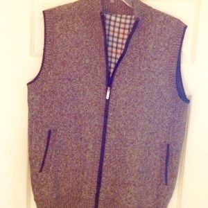 Mens vest with flannel lining.
